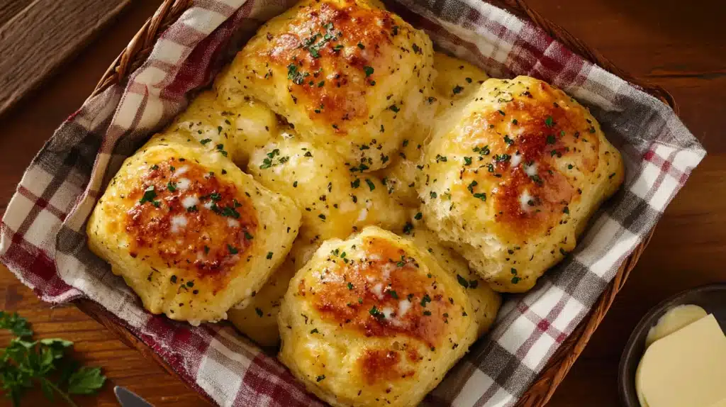 Freshly baked Bubba's Dinner Rolls served warm with butter.