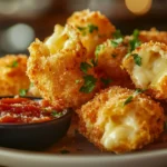 Cheese sticks paired with a creamy ranch dip for a delicious appetizer.