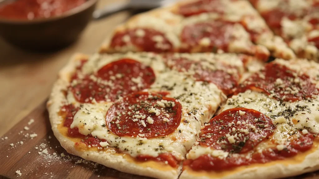 Recreating the classic Totino’s pizza at home with simple ingredients.