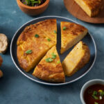 Passover potato pie recipe served at festive Seder table.